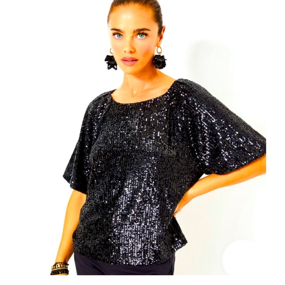 Lilly Pulitzer Cressida Sequin Knit Top